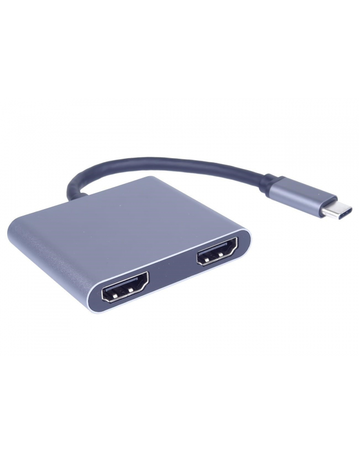 Premiumcord MST 4K adapter USB-C na 2x HDMI, USB 3.1 typ C na 2x gniazdo HDMI, zaawansowane + funkcje lustra, USB3.0, PD, rozdzielczość 4K, Full HD 10 główny
