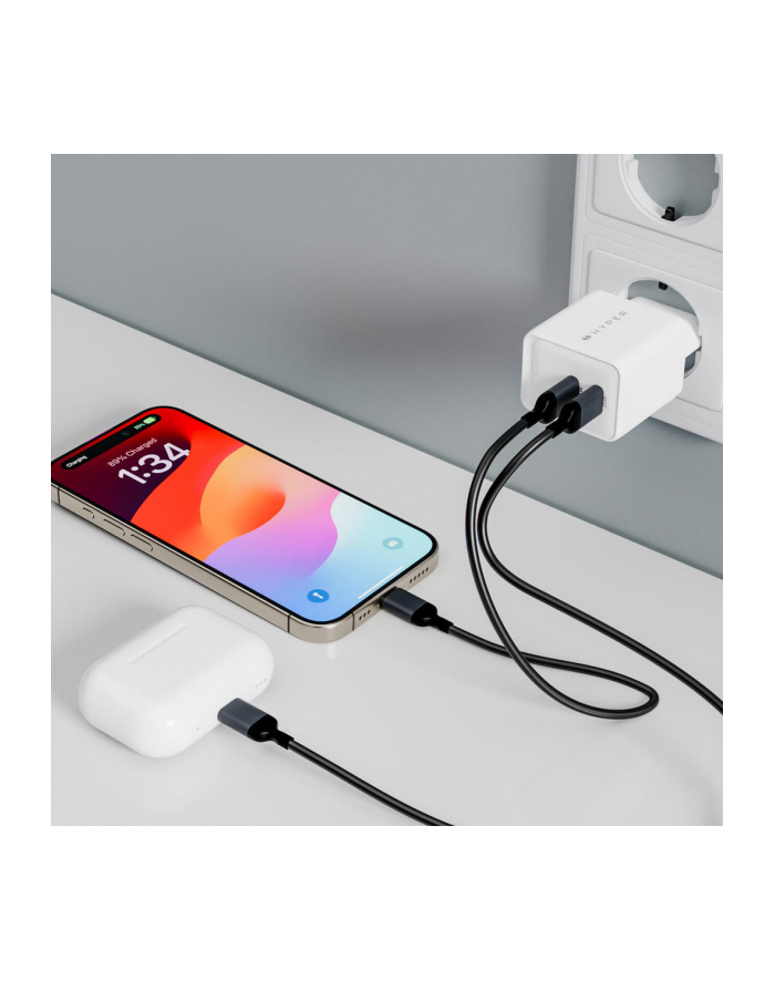 Targus Zasilacz/Zasilanie HyperJuice 35 W Ilość wyjść: 2 x USB-C główny