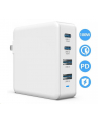 Viking Ładowarka nabíječka USB GaN 100W podpora PD3.0 a QC4+ bílá - nr 1