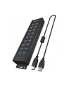 icybox Hub IB-HUB1720-U3 20 port HUB, 96 WATT PSU, 18 x USB-A Port,2 x USB port do ładowania - nr 3
