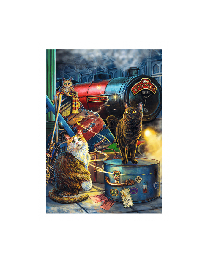 Puzzle 1000el Premium Plus - Magic Collection: Ekspres czarownic 10897 Trefl główny