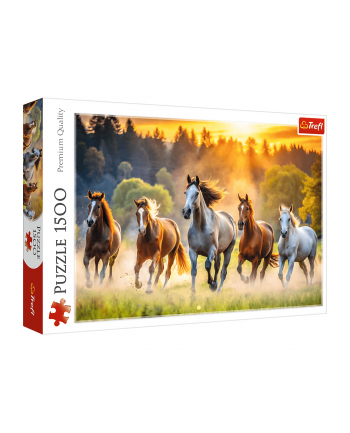 Puzzle 1500el Dzikie konie 26215 Trefl nr 2