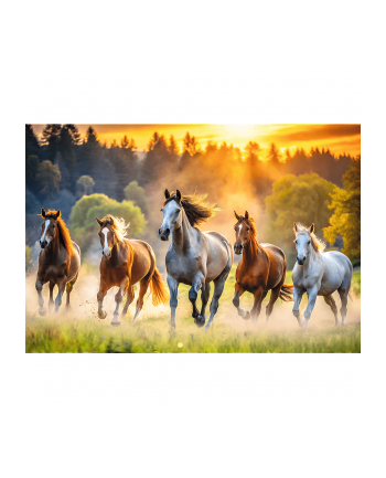 Puzzle 1500el Dzikie konie 26215 Trefl nr 1
