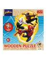 Puzzle 50el Drewniane konturowe. Spider-Man gotowy do akcji 20280 Trefl - nr 3