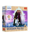 Puzzle 50el Drewniane konturowe. Ulubiona Kraina lodu Disney Frozen 2 20283 Trefl - nr 1