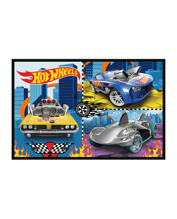 Puzzle 2x70el Samochodziki / Hot wheels 34442 Trefl nr 2