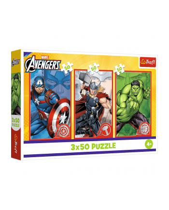 Puzzle 3x50 Twój bohater Avengers 34891 Trefl nr 1