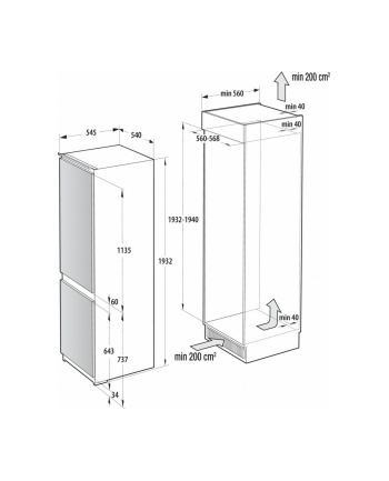 gorenje Chłodziarko-zamrażarka NRKI519E41