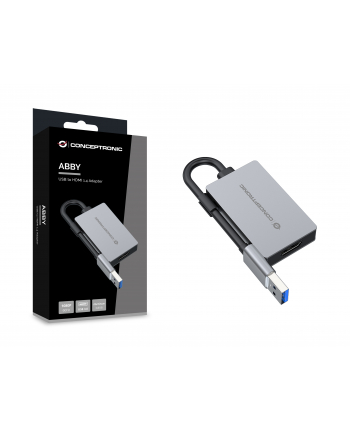 Conceptronic ABBY22G USB to HDMI 1.4 Adapter, 1080P 60Hz