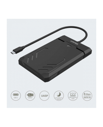 unitek Obudowa USB-C HDD/SSD SATA UASP 5Gbps/ Y-3036A