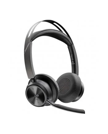 poly Zestaw słuchawkowy Voyager Focus 2 z certyfikatem Microsoft Teams USB-C-C + przejściówka USB-C/A 9T9J4AA nr 1