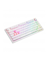 savio Klawiatura mechaniczna bezprzewodowa PHENIX WHITE Gateron Red Pro, ABS - nr 1