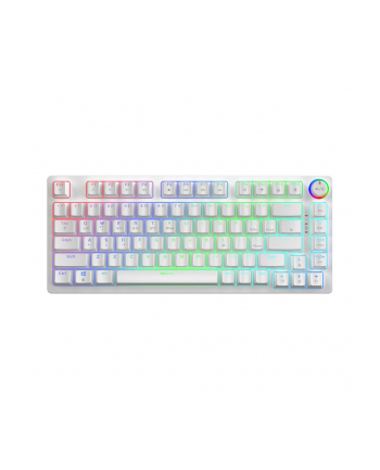 savio Klawiatura mechaniczna bezprzewodowa PHENIX WHITE Gateron Yellow, ABS