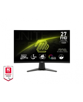 msi Monitor 27 '' MAG 27C6X LED/FHD/Curved/250Hz/czarny