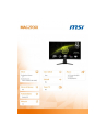 msi Monitor 27 '' MAG 27C6X LED/FHD/Curved/250Hz/czarny - nr 7