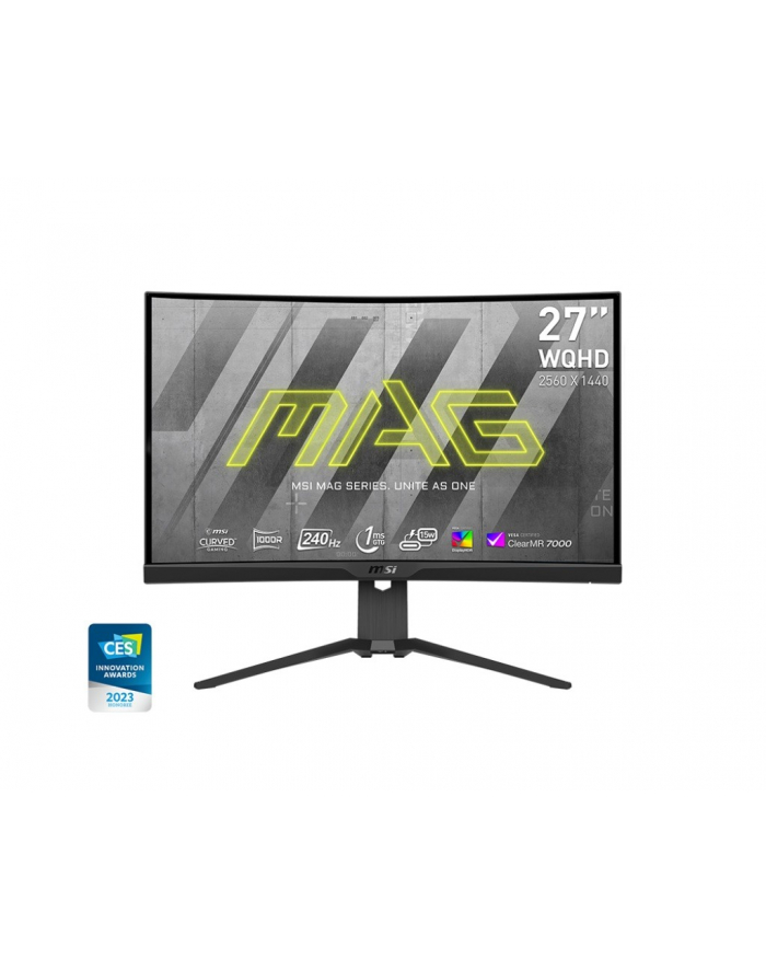 msi Monitor 27 '' MAG 275CQRXF LED/QHD/Curved/240Hz/czarny główny