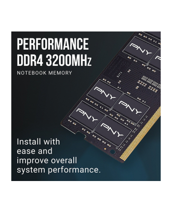 pny Pamięć notebookowa 16GB DDR4 SODIMM 3200 MN16GSD43200-TB nr 1