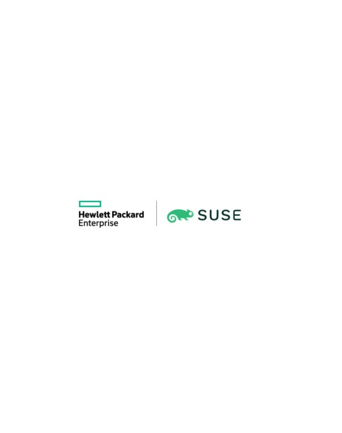 hewlett packard enterprise System operacyjny SUSE Linux Enterprise Server 1 Virtual Machine 1-year 24x7 E-LTU S3R58AAE główny