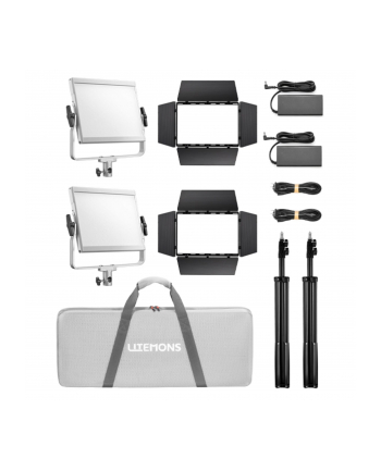 Godox Litemons LP600R 2x Kit LED Panel Licht RGB