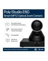 poly Kamera Studio E60 4K z 12-kczerwonynym inteligentnym zoomem optycznym MPTZ  9W1A6AA - nr 12