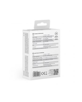 savio Ładowarka sieciowa LA-10 30W Quick Charge Power Delivery 3.0 Biała + Kabel