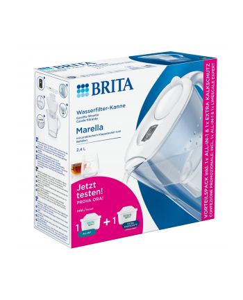 Brita Marella BIAŁY incl. incl. 1x ALL-in-1, 1x extra lime