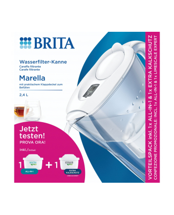 Brita Marella BIAŁY incl. incl. 1x ALL-in-1, 1x extra lime