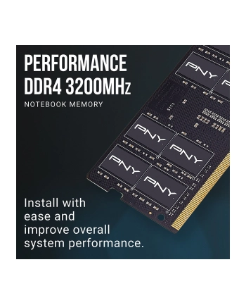 pny Pamięć notebookowa 16GB DDR4 SODIMM 3200 MN16GSD43200-TB