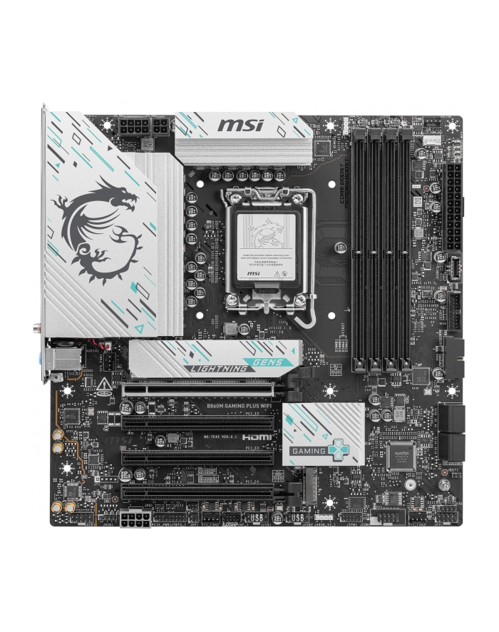 msi Płyta główna B860M GAMING PLUS WIFI s1851 4DDR5 ATX główny