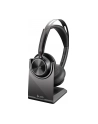 poly Zestaw słuchawkowy Voyager Focus 2  certyfikatem Microsoft Teams USB-C-C z podstawką ładującą, przejściówka USB-C/A 9T9J6AA - nr 2