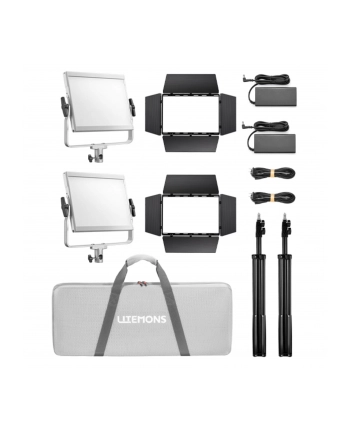 Godox Litemons LP600R 2x Kit LED Panel Licht RGB