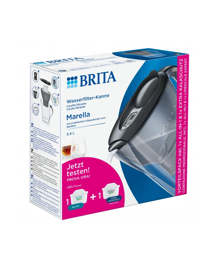 Brita Marella graphite incl. incl. 1x ALL-in-1, 1x extra lime główny