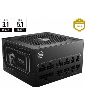 msi Zasilacz MAG A750GL PCIE5 II 750 W 80PLUS GOLD F.MODULAR