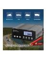 qoltec Inteligentna mikroprocesorowa ładowarka 12V | 12.6V | 24V |Prostownik z funkcją naprawy do akumulatora AGM GEL LiFePO4 | LCD - nr 2