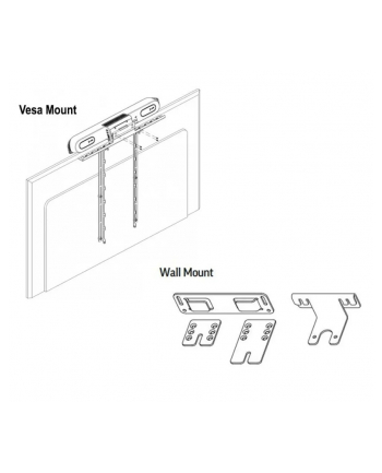 poly Uchwyt VESA i uchwyt ścienny Studio X30/X32/V12 875L6AA nr 1