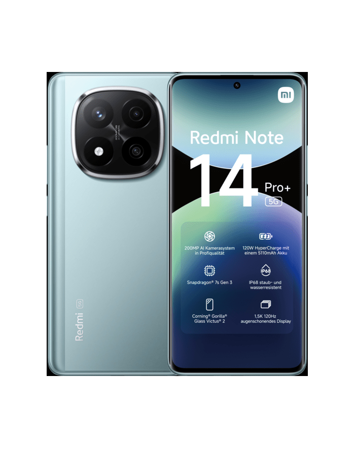 Smartfon Xiaomi Redmi Note 14 Pro+ 5G 8/256GB Frost Blue główny