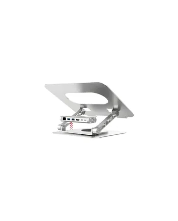 UNITEK PODSTAWKA POD LAPTOP + HUB USB-C, HDMI 14, 4K, PD 100W