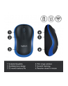 Logitech Wireless Mouse M185 Blue - nr 45