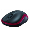 Logitech Wireless Mouse M185 Red - nr 22