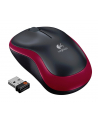 Logitech Wireless Mouse M185 Red - nr 24