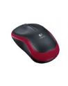 Logitech Wireless Mouse M185 Red - nr 45