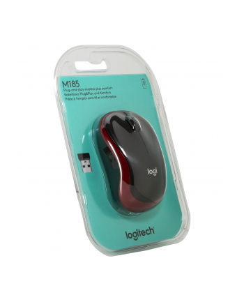 Logitech Wireless Mouse M185 Red