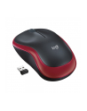 Logitech Wireless Mouse M185 Red - nr 52