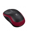 Logitech Wireless Mouse M185 Red - nr 3