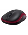 Logitech Wireless Mouse M185 Red - nr 43