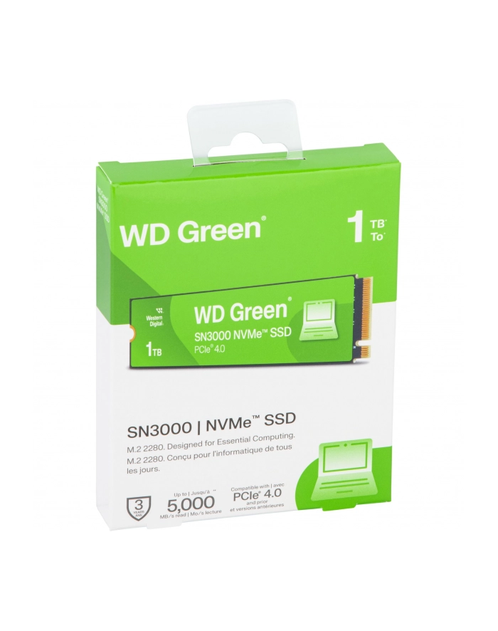 western digital Dysk SSD Green 1TB M.2 2280 SN3000 NVMe PCIE4.0 główny