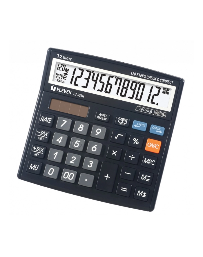 eleven Kalkulator biurowy CT555N czarny główny