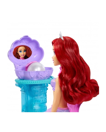 Lalka Barbie Disney Princess Arielka Muszelkowa toaletka JBF86 MATTEL