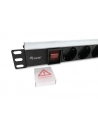 Equip Listwa zasilająca Steckdosenleiste 19''1HE8fach Schukon. 1.8m Alu Sch (333293) - nr 12