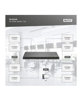 digitus *Splitter HDMI DS-55338 nr 2